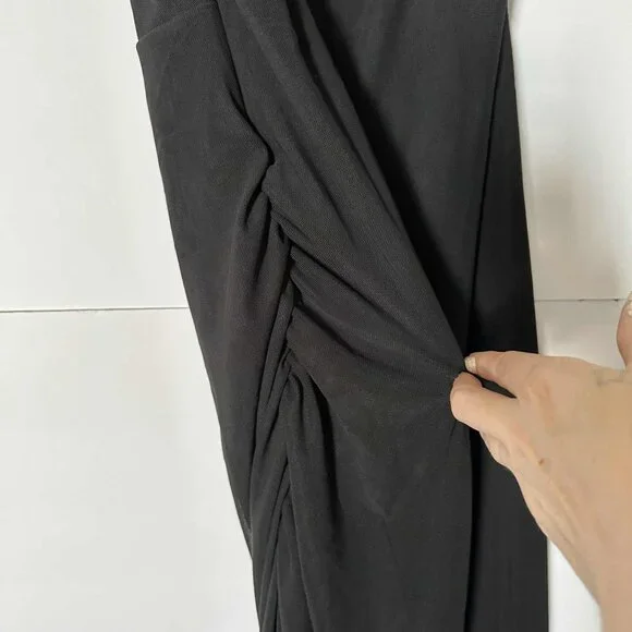 Wild Fable Women's Medium Size Dress | BLACK | STRETCHY| ANGLED| NWT - Picture 6 of 11